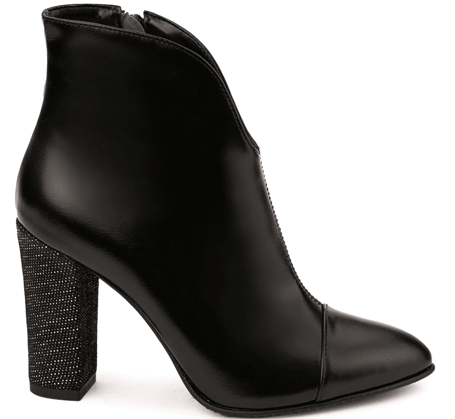 Crystal Heel Ankle Boot