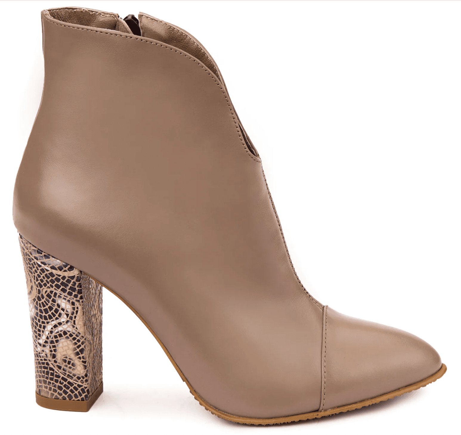Serpent Heel Ankle Boot