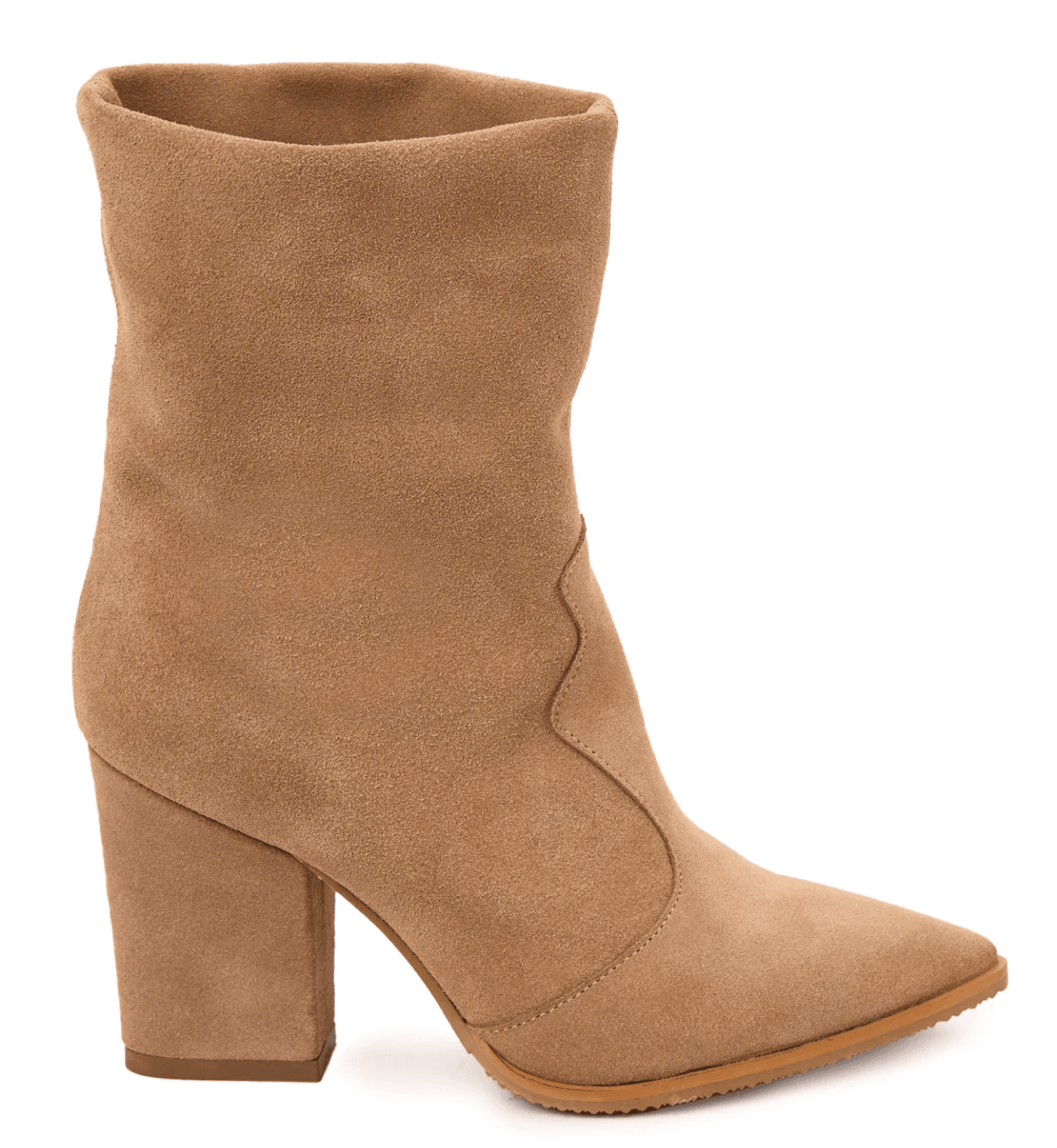 Taupe Suede Slouch Boot