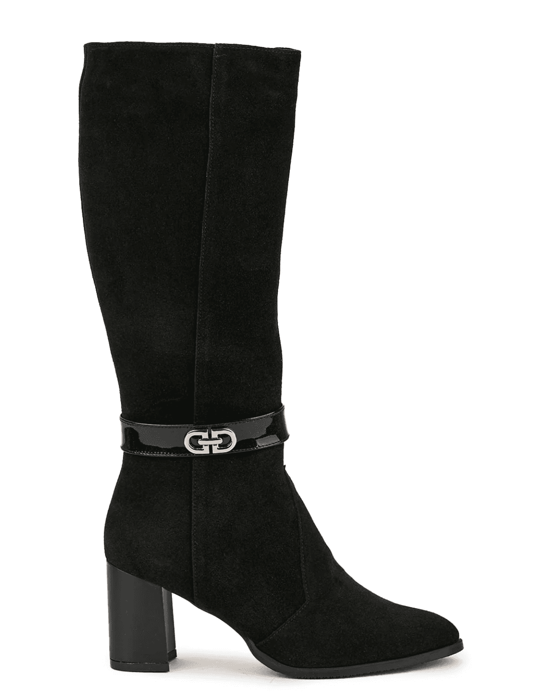 Suede Chain Knee Boot