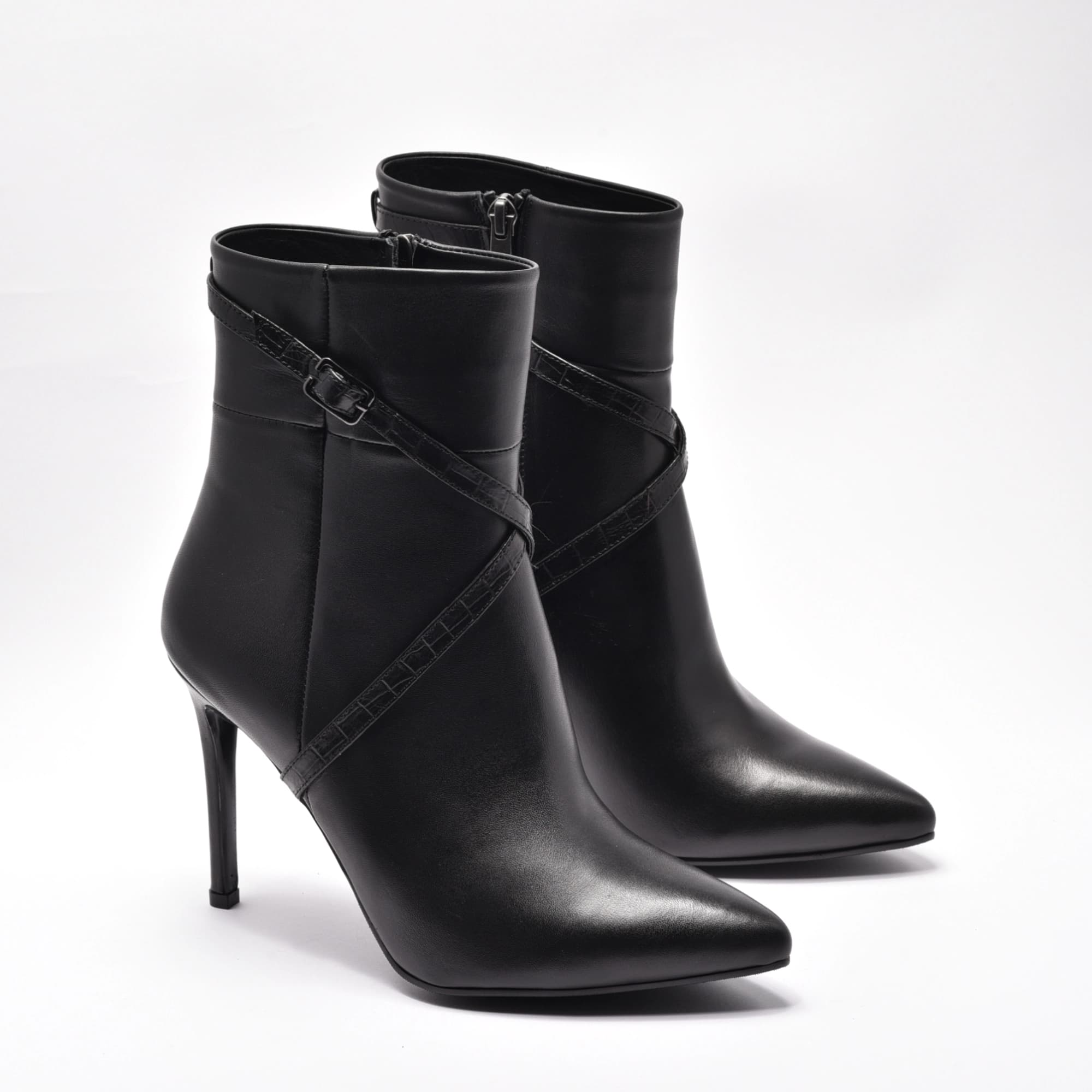 Wrap Buckle Stiletto Boot