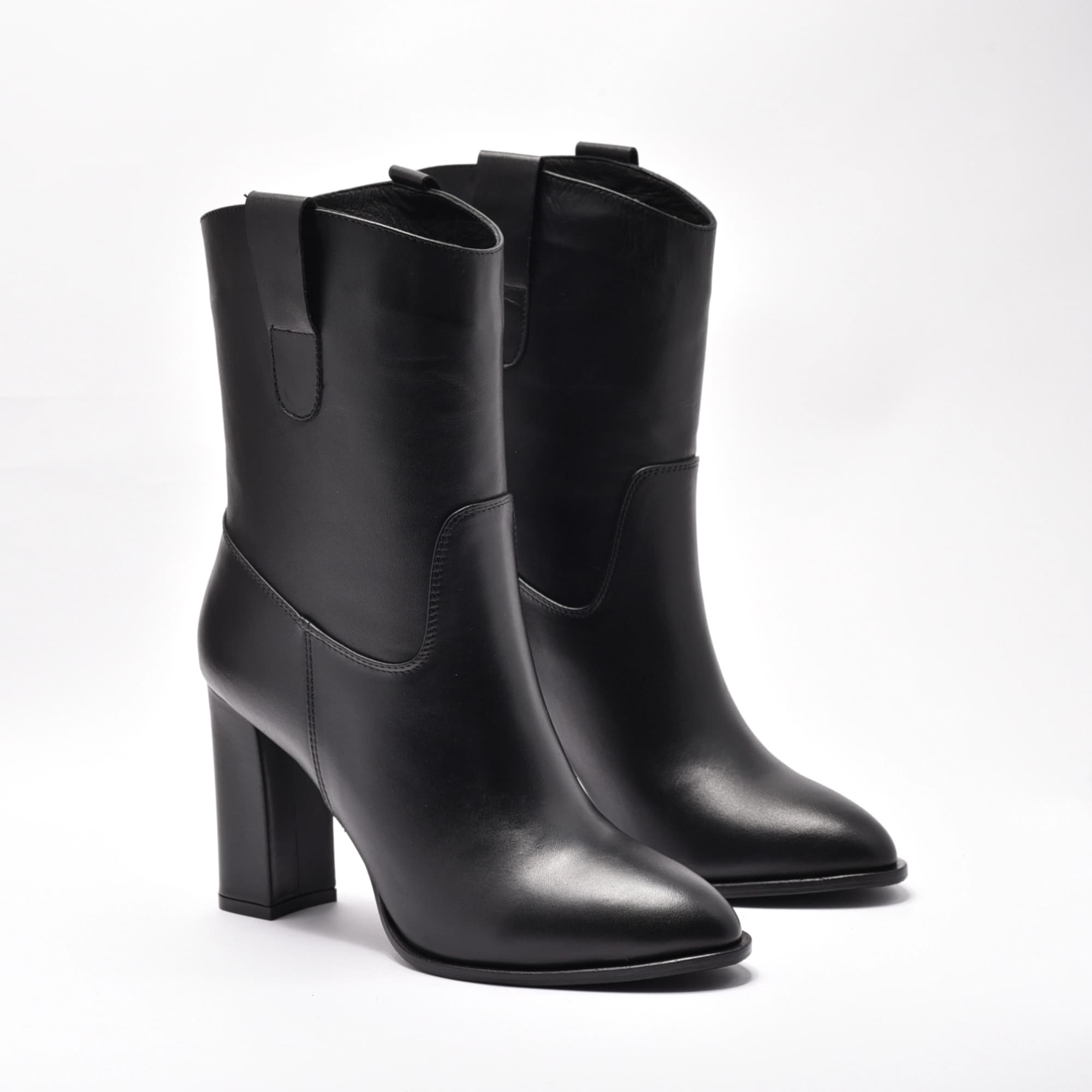 Western Block Heel Boot
