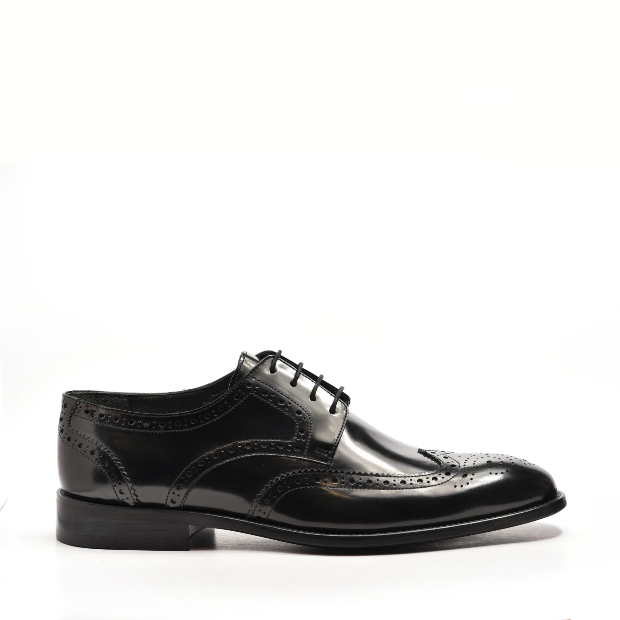 Fullbrogue Derby in Black Calf