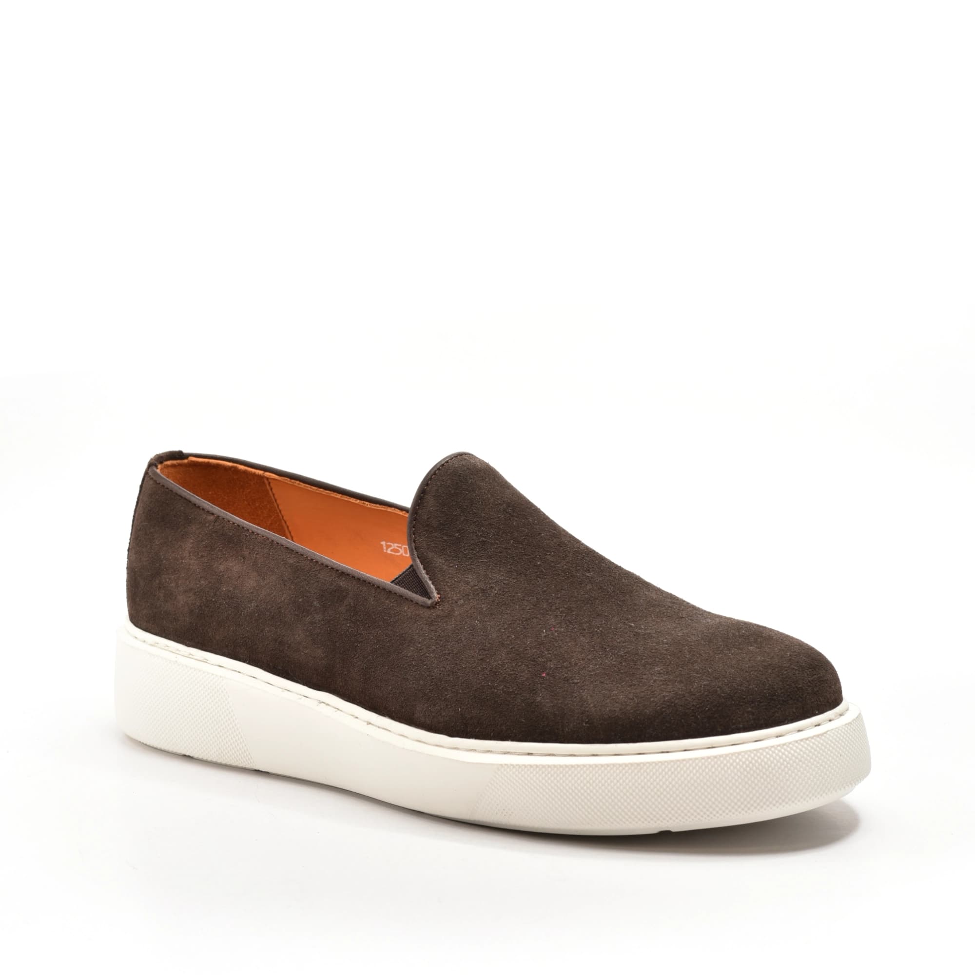 Slip-On Sneaker in Dark Chocolate Suede