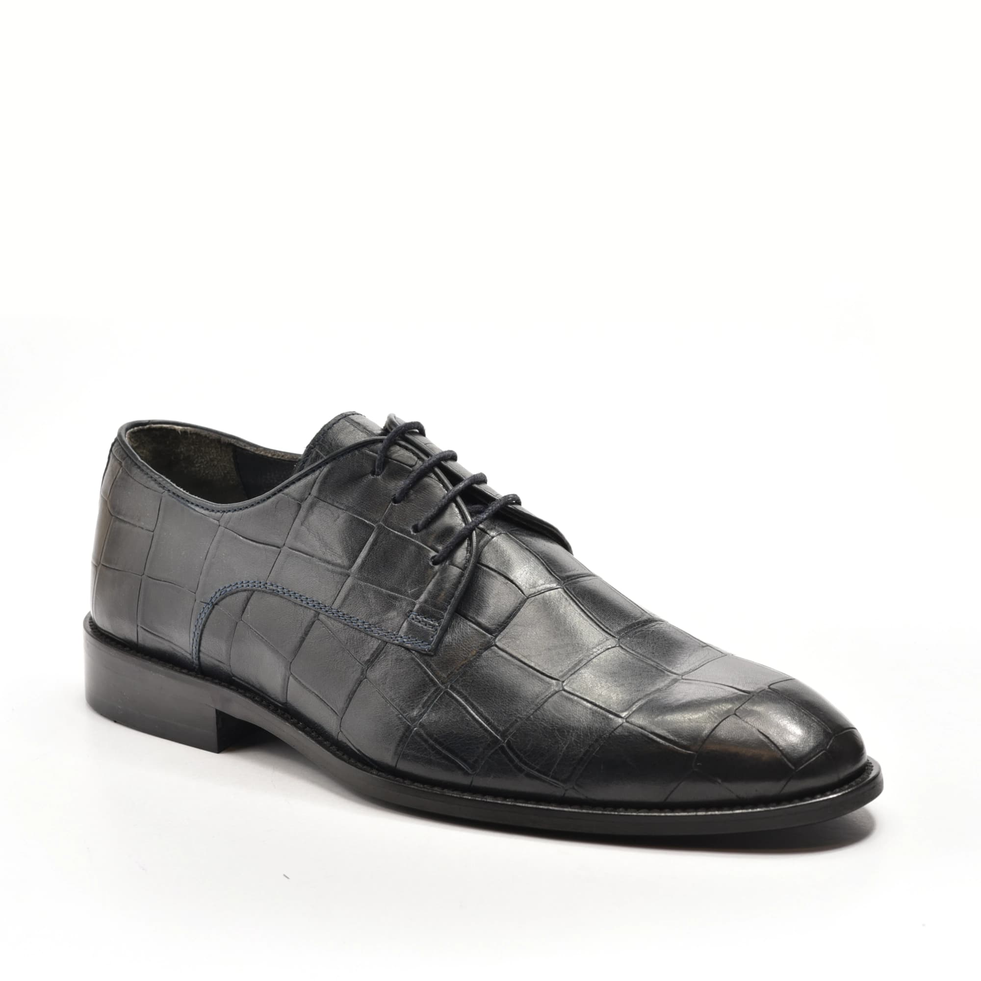 Navy All-Croc Derby
