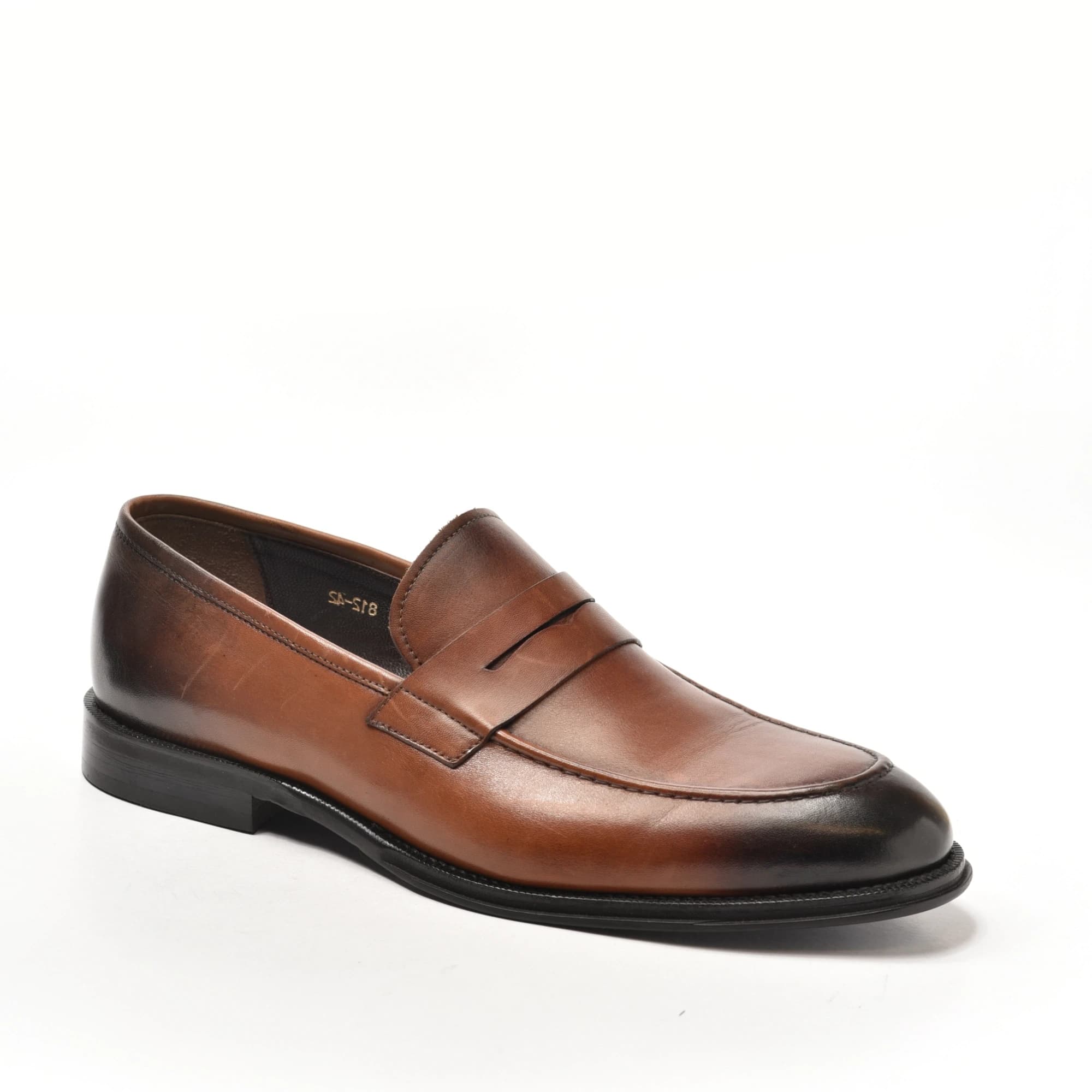 Cognac Smooth Penny Loafer